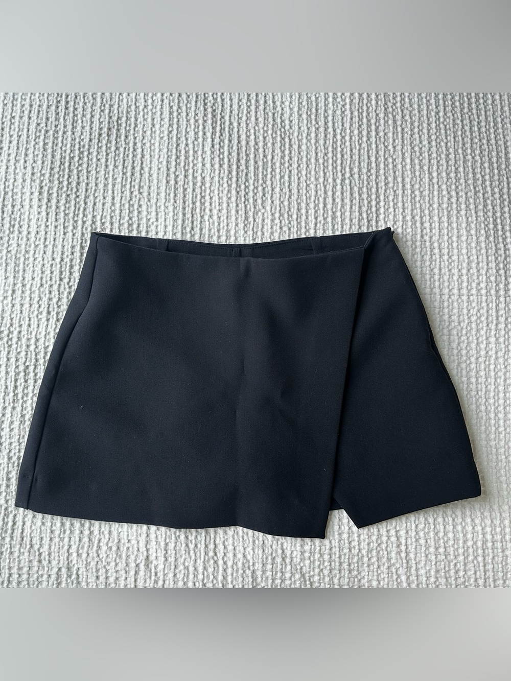Zara Black Skort Shorts with front split